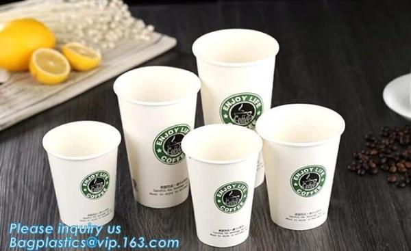 Own Logo Disposable Paper Icecream Ice Cream Cup,Disposable Plastic Cold Drink Icecream Pearl Milk Tea Cup bagease pack