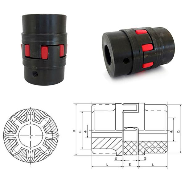 XL Rubber Transient Voltage Suppression Flexible Jaw Coupling