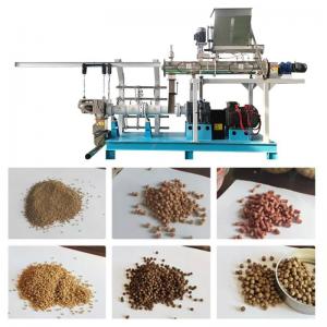 Buy cheap Wet Type Twin Screw Feed Extruder Floating Fish Feed Machine Fish Feed Line product