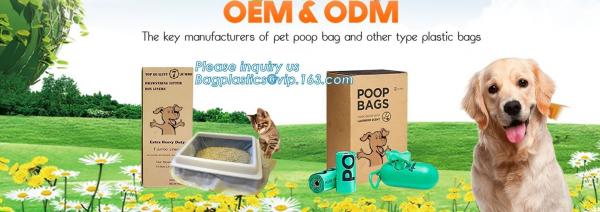 Breathable Eco-Friendly Pet Waste Poop Bag, Pet Garbage Bags With Dispenser / Pet Waste Bags / Dog Puppy Poop Collector