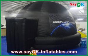 China Fire-proof Inflatable Projection Planetarium Dome Black With Projection Cloth on sale