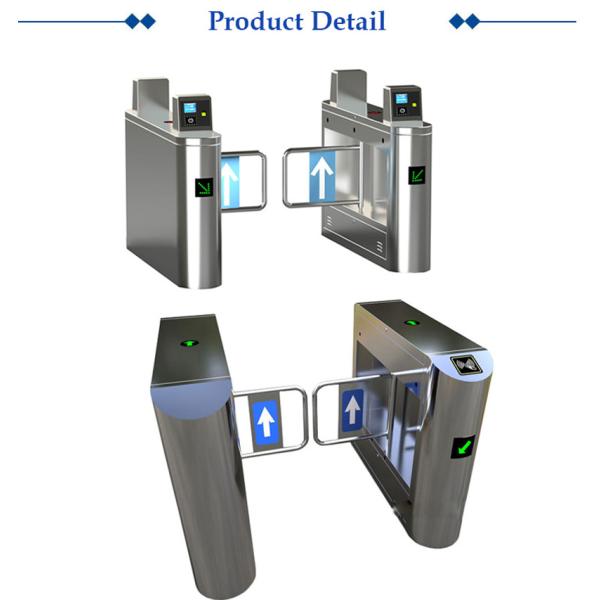 Speed Gate Cross Security Products Turnstile barrier For Office Building Access Control
