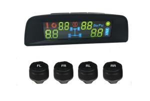 Buy cheap Update Solar Car TPMS Tool Tyre Monitoring Syestem TPMS Sensor with color monitor and 4 Sensors product