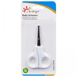 Buy cheap Plastic Handle Baby Scissors Baby Nail Clipper Set product