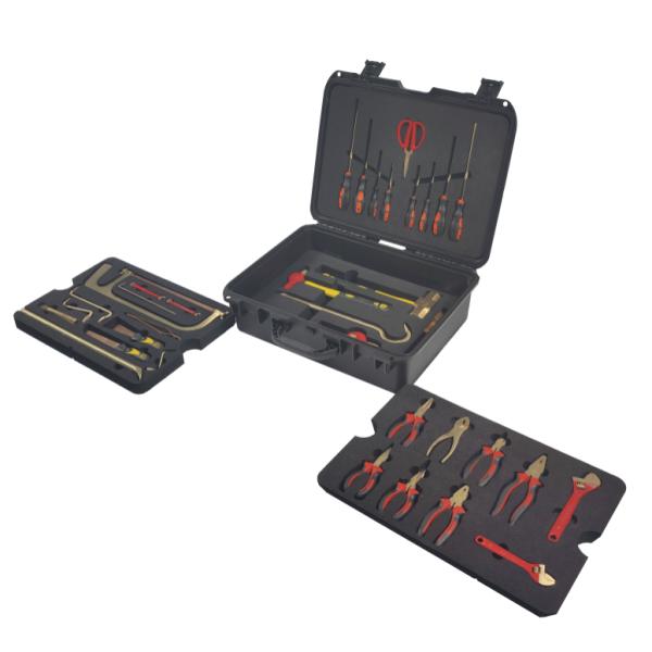 Portable 36 Piece Non Magnetic EOD Tool Kits For Bomb Disposal High Performance