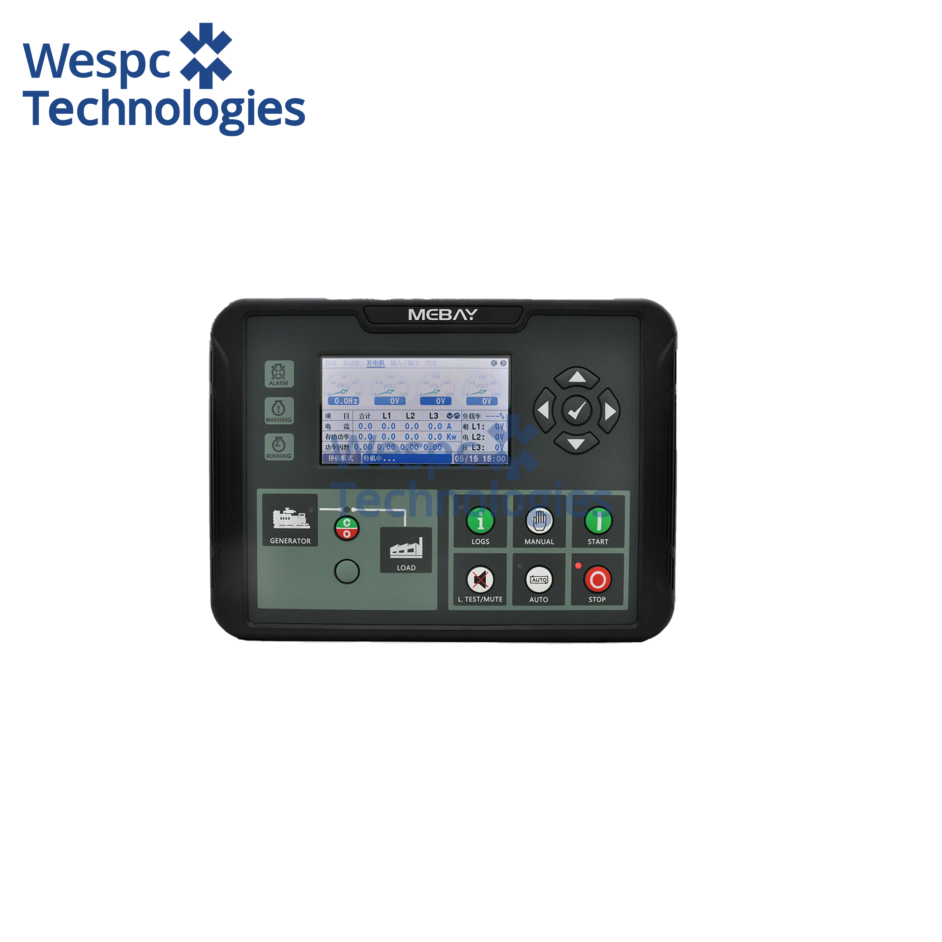 WESPC Original DC80D MK3 Diesel Genset Controller with LCD Display