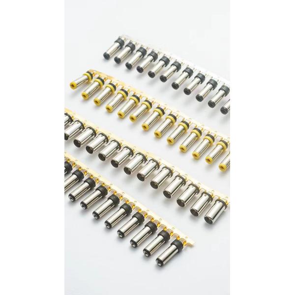 Male DC Plug 5.5 DC Tuning Fork Male 5521DC Flat Head Groove Round DC Plug