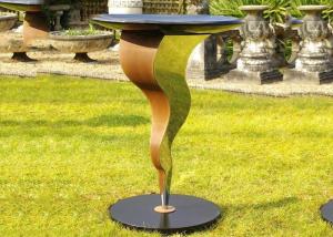 Buy cheap Beautiful Bird Drinking Bowl Contemporary Outdoor Metal Sculpture Customized Size product