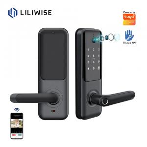 Buy cheap Fingerprint Video Door Bell Lock Tuya Smart Door Lock With Camera product