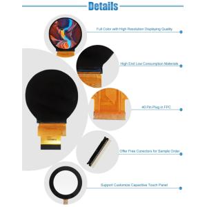 Mipi RGB Interface 3.3Volt IPS Circular Tft Display
