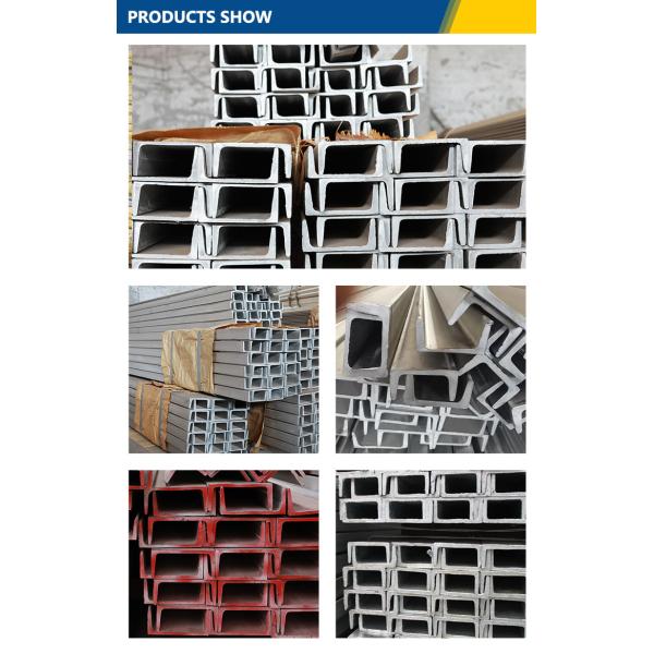 SUS 304 Stainless Steel C Channel Building Material U/C Section Customized 40mm