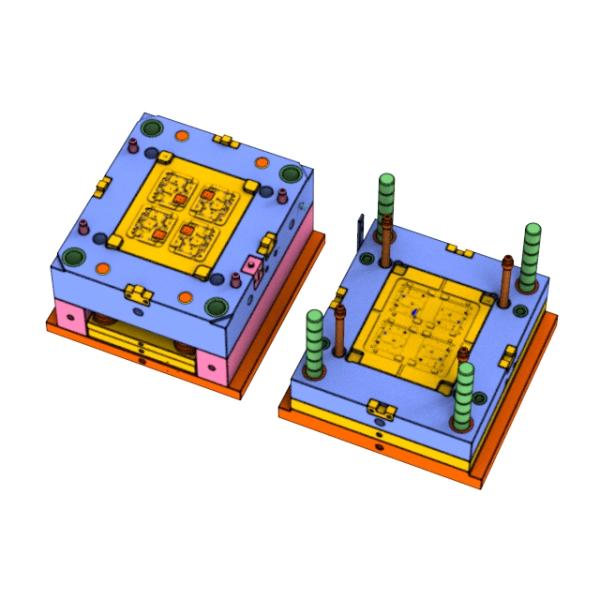 OEM / ODM ：Custom Consumer Electronics Molds / Transparent Three-proof Phone Upper Bottom Housing (1*4) No.23690