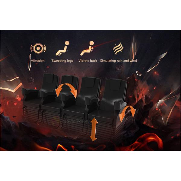 Electric 1/3 Seats 9d VR Cinema Simulator SingleTriple Interactive Virtual Reality 9d