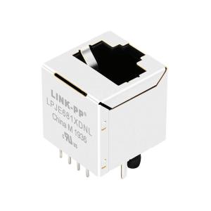 Buy cheap X Multiple XRJV-S-01-8-8-0-902 Compatible LINK-PP LPJE681XDNL Without LED Vertical RJ45 Jack without Integrated Magnetics product