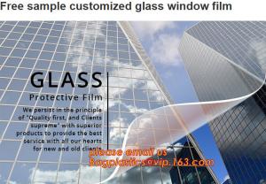 China clear tint window car glass film for Auto Security protective film roll,Ultra clear PET film, acrylic coated pet film, P on sale