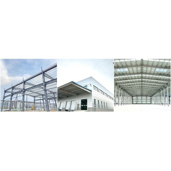 Recyclable Prefab Steel Structure Warehouse Portal Frame Building