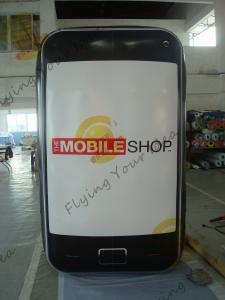 Buy cheap Advertising Inflatable Product Replicas Mobile Phone Model Lead Free Wind Resistance product