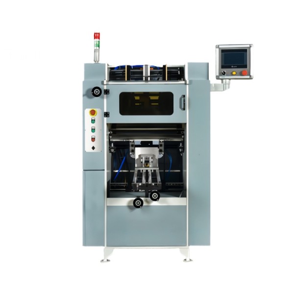 Automatic Lay Flat Mounting Machine Folded Signatures Feeding Cold Gluing Separate Stacking