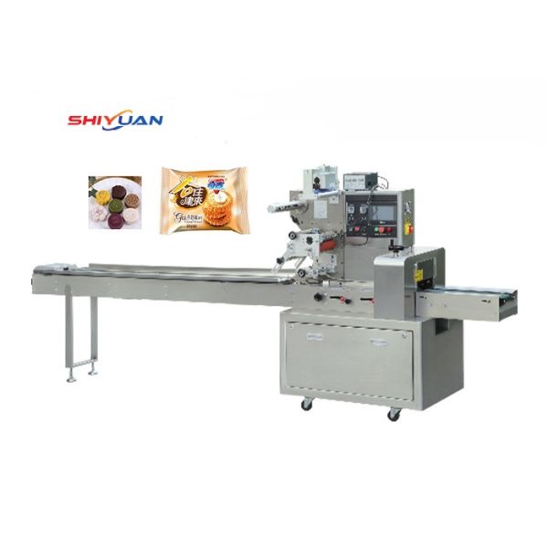 Compact Horizontal Packing Machine 3.7KW 380V Automatic Bread Packing Machine