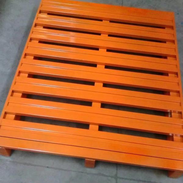 Heavy Duty Steel Pallets 500KG-3000KG Load 2 Way 4 Way Entry Metal Pallets