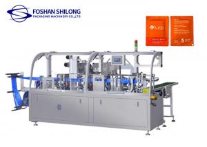 China Single Sachet Automatic Wet Wipes Packaging Machine PLC 12grams 2.8KW on sale