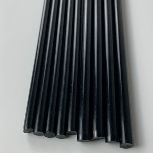 Hard Circular Solid PVC Round Rod 6mm Polyvinyl Chloride