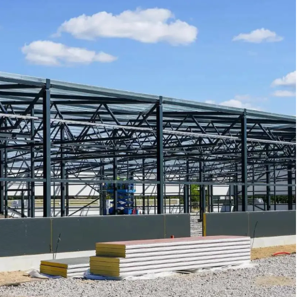 Corrosion Resistant Fireproof Multi-storey Prefabricated Steel Structure Building for Industrial Use