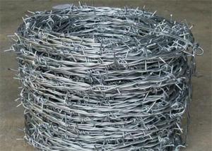 Buy cheap BTO -22 Electric Galvanized / PVC Coated 2mm Barbed Fencing Wire product