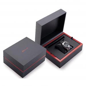 China Hard Wood MDF Board Watch Box Gift Packaging With EVA Insert on sale