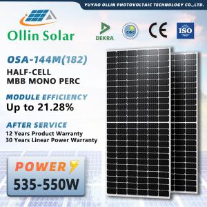 China 560W Monocrystalline Solar Module Panel 144 Cell 182mm 10bb Mono 560W on sale