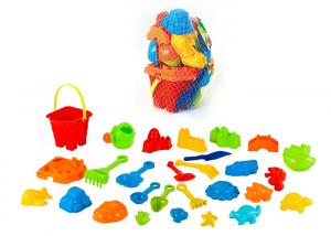 Buy cheap Durable Plastic Dinosaur Beach Toy Set W / Bucket Truck 28 Pcs Easy To Carry product