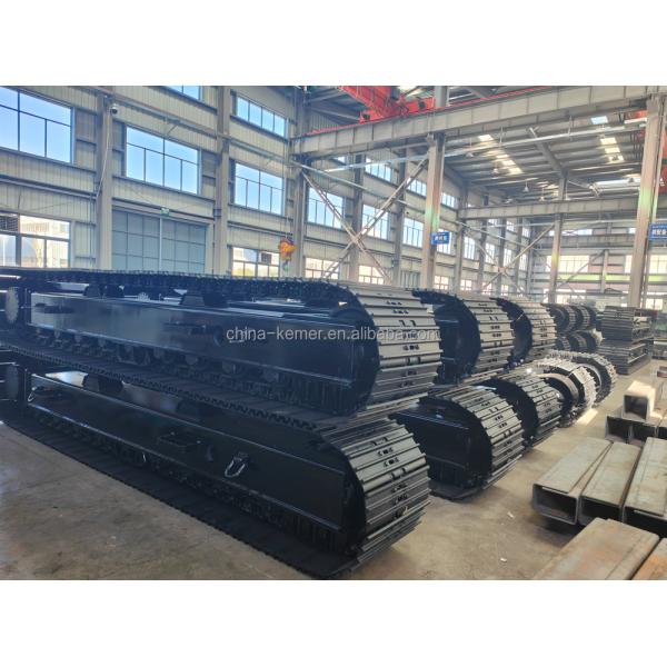 Custom 20T Electric Rubber Crawler Tracked Undercarriage Platform for Farming Industry