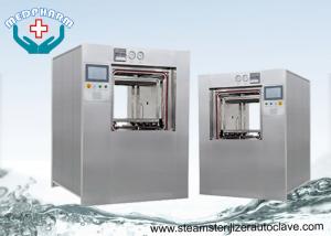 China Double jacket Pressure Chamber Lab Autoclave Sterilizer With Smooth Loading Rack on sale