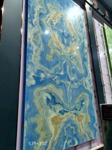 China Blue Onyx Marble Luxury Wall Tiles on sale