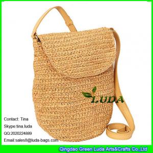 Buy cheap LUDA wholesale raffia shoulder tote bag fashion sling straw raffia handbags product
