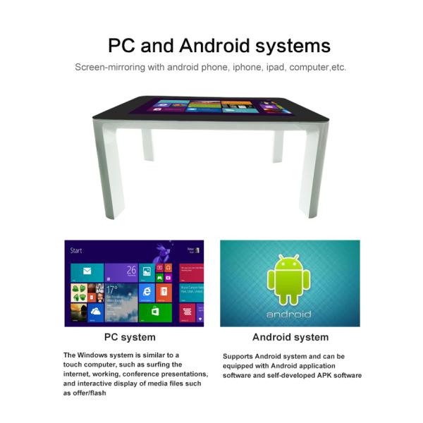 LCD Interactive Capacitive Digital Touch Screen Table For Game/Advertising/Exhibition Smart Touch Table