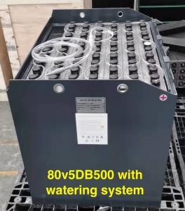 China Customized Lead Acid 500AH 80v Traction Battery For MHE Forklift with watering system on sale