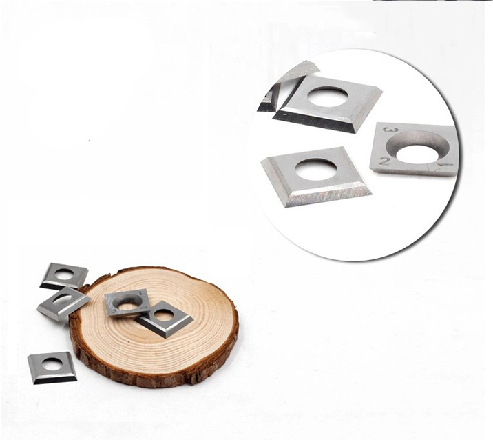 13.8mm X 13.8mm X 2.5mm Square Replacement Turnover Tungsten Carbide Insert Suitable For FELDER, Hammer, FORMAT-4