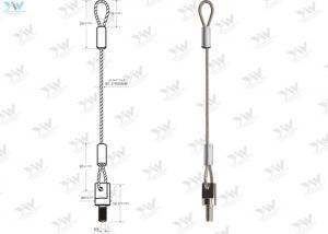 Buy cheap M4 Stud Single Leg Sling 304 Stainless Steel Safe Rope Swaged Steel Eye product