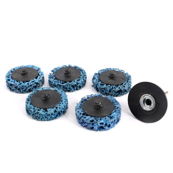 Red 2inch Flexible Mini Flap Disc for Grinding and Polishing Quick Change Disc Male Type R Threaded