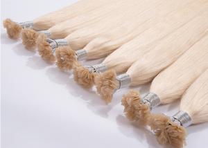 China Gold Color 20 Inch Remy Hair Extensions Steam Processed With Full Cuticle on sale