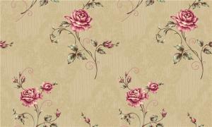 China Textured Flower Decorative Wall Coverings For Bedchamber / Sitting Room on sale