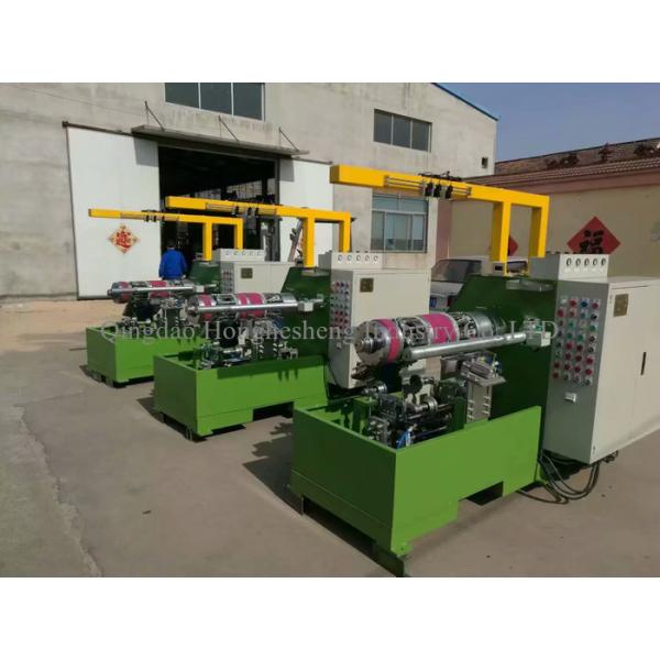 Bicycle Motorcycle Tyre Spring Turn Up Molding Machine 300mm Inner Cloth Roll Dia