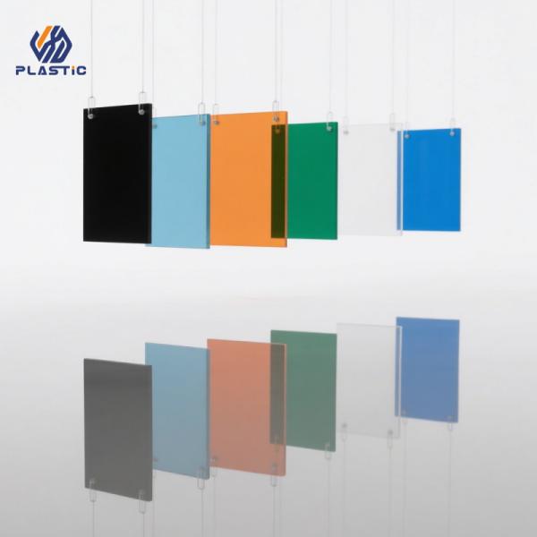 Custom Color Acrylic Sheet 10.72KG Cast Process for Signage