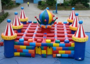 Buy cheap Colourful circus big  inflatable maze sport game outdoor inflatable sport games for sale product