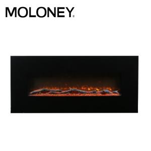 Buy cheap 128cm Creative Flames Wall Mounted Heater White Black Painted Glass product