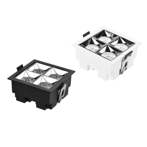 SMD5050 Led Recessed Downlight / Aluminum 12 Watt Led Downlight 60 - 70lm/W
