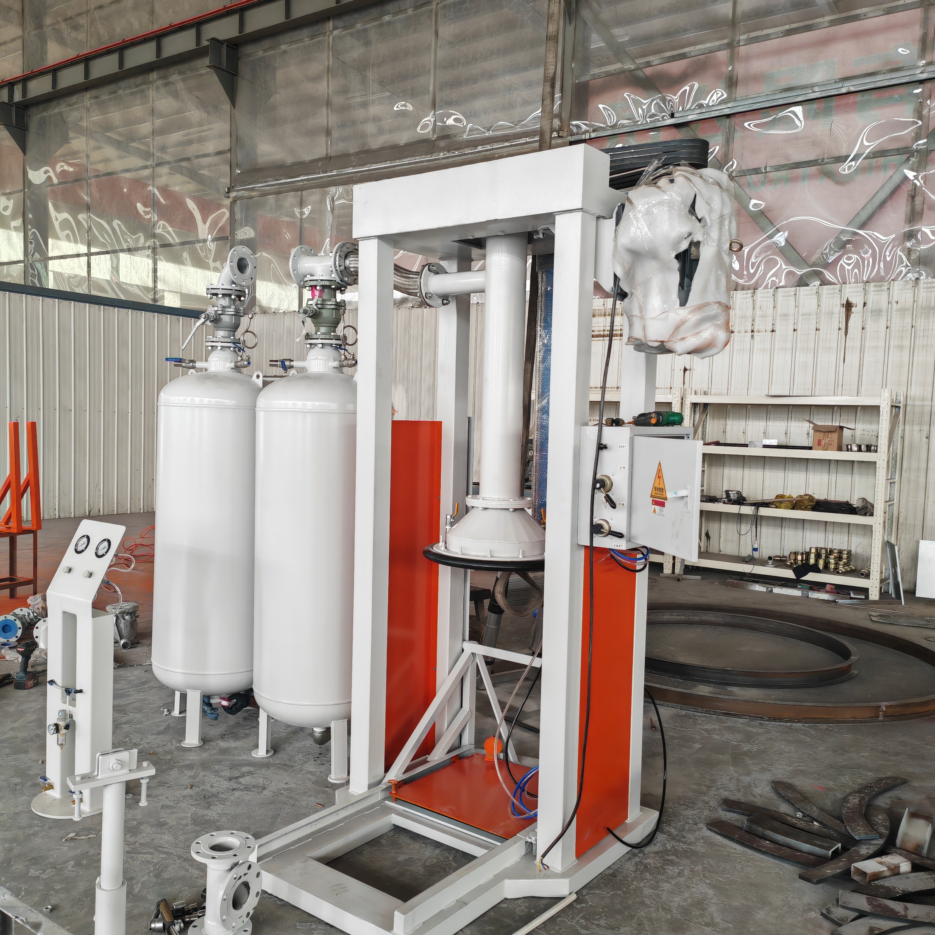 Plastic PE Sheathing Extrusion Line for Unbonded Prestressed Concrete PC Steel Strand Coating Machine