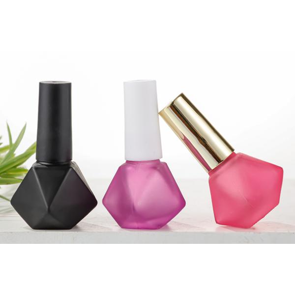 8ml Nail Polish Diamond Glass Split Bottle Customized Colorful