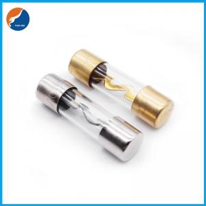 Buy cheap Car Audio Stereo System Amp Gold Nickel Plated Automotive Auto Tube Glass 5AG AGU Fuse 10x38mm product